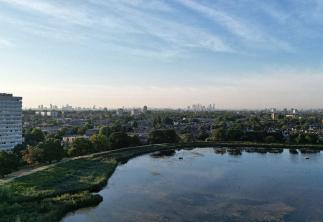 City and river