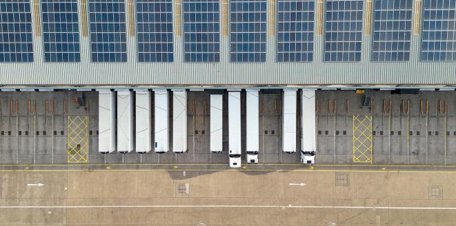 Solar on top of lorry park