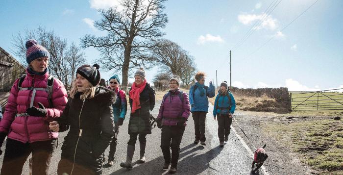 Group of people walking